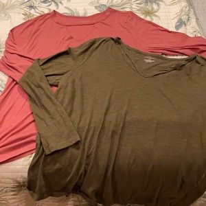 2/$20 Set of 2, Lane Bryant Long Sleeve 22/24